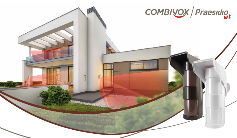 Combivox Praesidio - Rilevatore volumetrico wireless outdoor