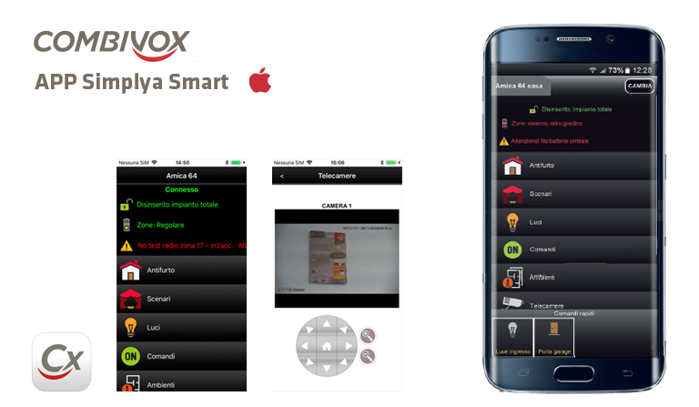 Nuova APP Simplya Smart Combivox per iOS
