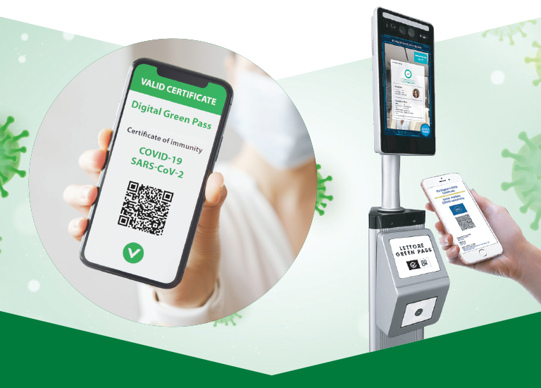 Controllo accessi con verifica Green Pass